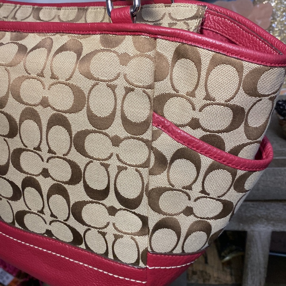 Genuine Coach Park Signature Carrie Tote F23297 - Picture 11 of 16
